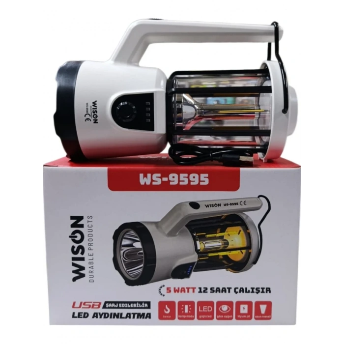 Profesyonel El Feneri &amp; Kamp Lambası | 5W (5263)
