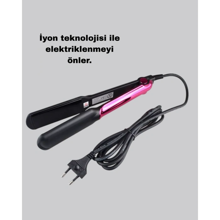 Profesyonel İyon Teknolojili Saç Düzleştirici – 220°c Hızlı Isınma Ve Led Ekranlı Tasarım