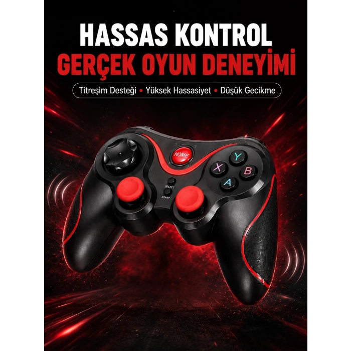 Profesyonel  Kablosuz Gamepad Çoklu Cihaz Desteği