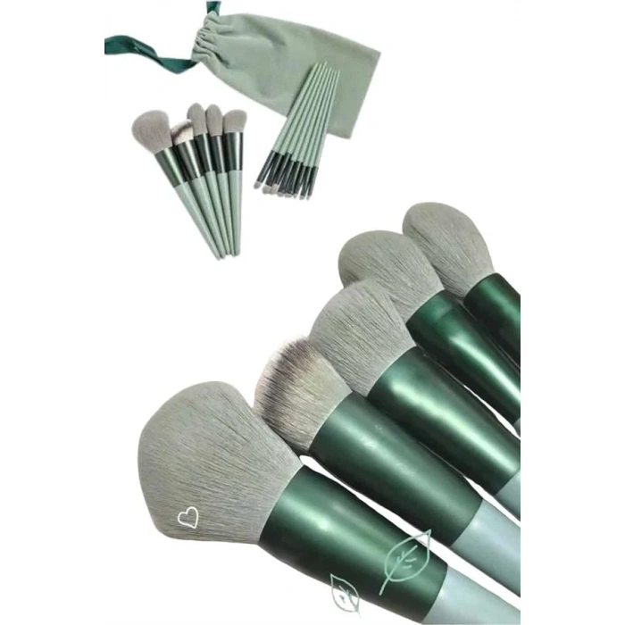 Profesyonel Makyaj Fırça Seti 13 Parça Yumuşak Kıllı Fırça Seti Far Fırçası