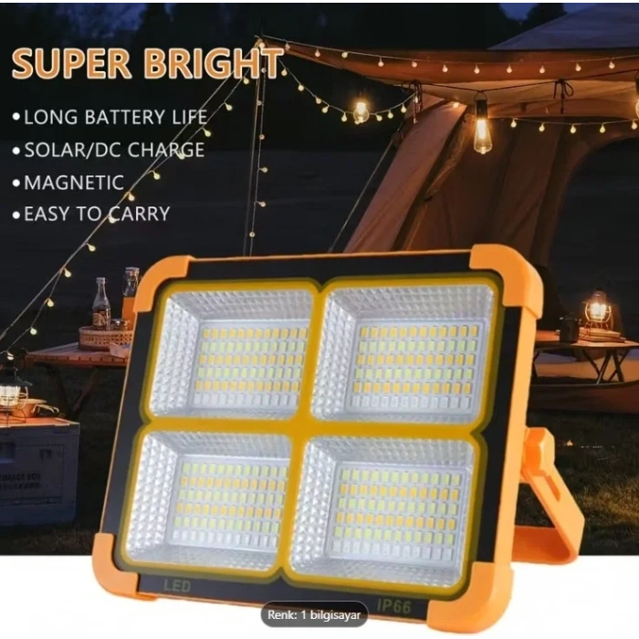 ProKAMA Ledli Solar Projektör 100W BK-100W (5263)