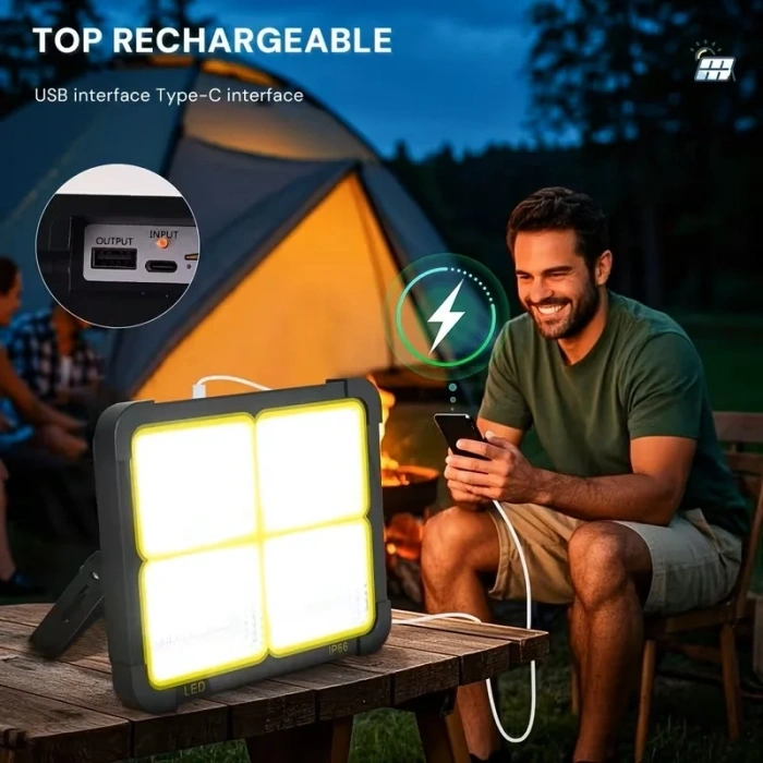 ProKAMA Ledli Solar Projektör 200W BK-200W (5263)