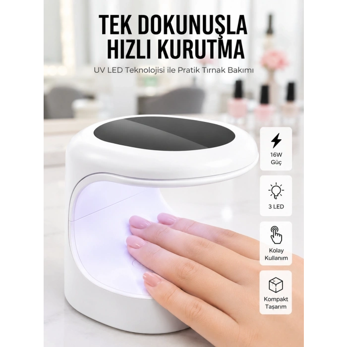 Protez Tırnak Kurutma