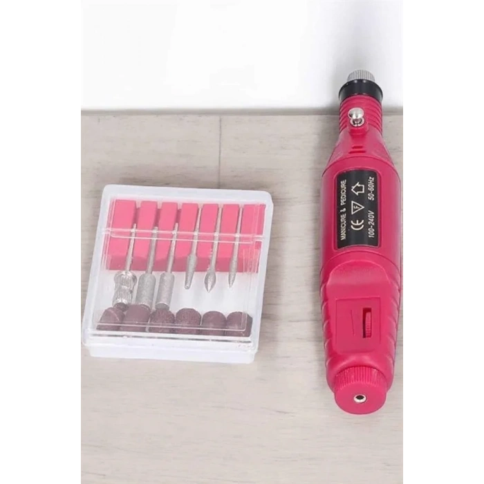 Protez Tırnak Manikür Ve Pedikür Seti Elektrikli