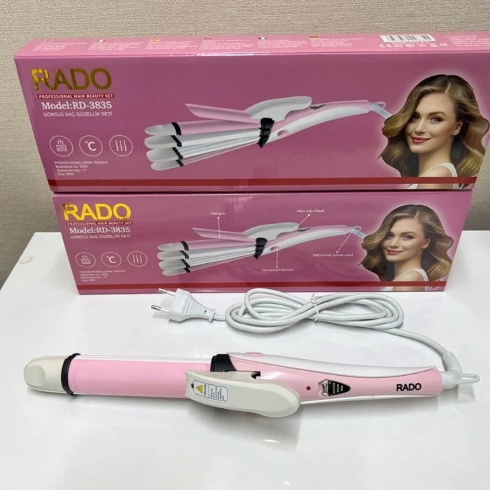 Rado RD-3835 Şekillendirici Saç Güzellik Seti - 4'lü, 60W (5263)