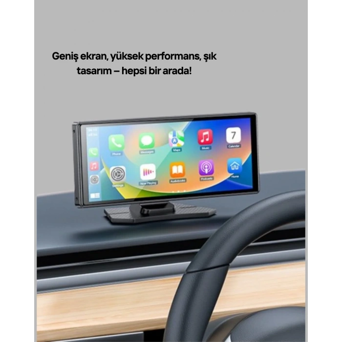 Renault Megane, Clio, Symbol, Captur, Toyota Corolla, Yaris, C-hr, Ford Focus, Fiesta Uyumlu Kablosuz Carplay Multimedya 10.26” Dokunmatik Ekran