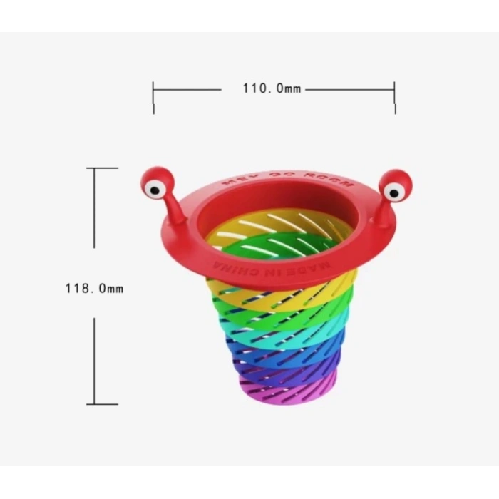 Renkli 6 Kademeli Lavabo Süzgeci (5263)
