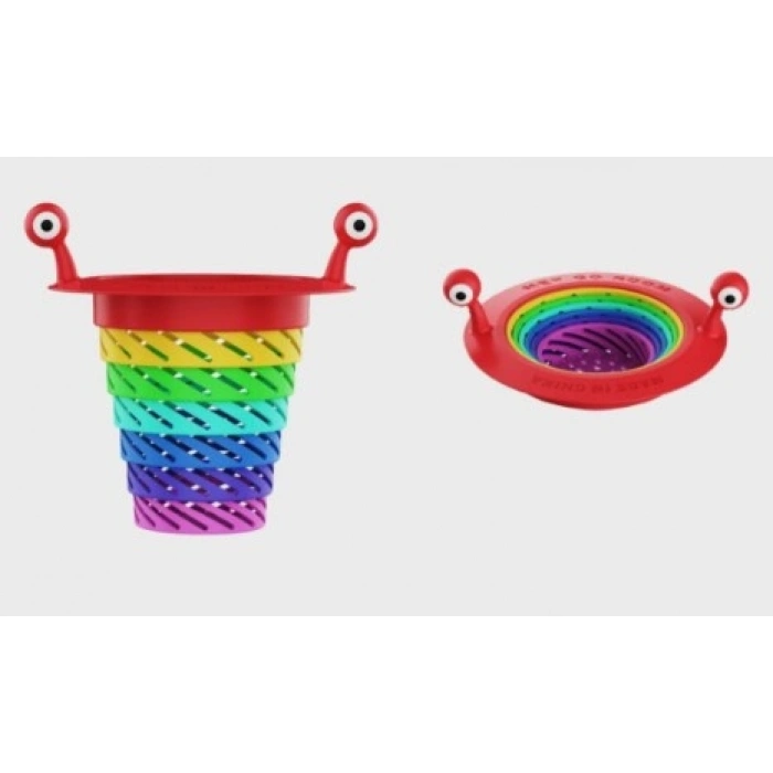 Renkli 6 Kademeli Lavabo Süzgeci (5263)