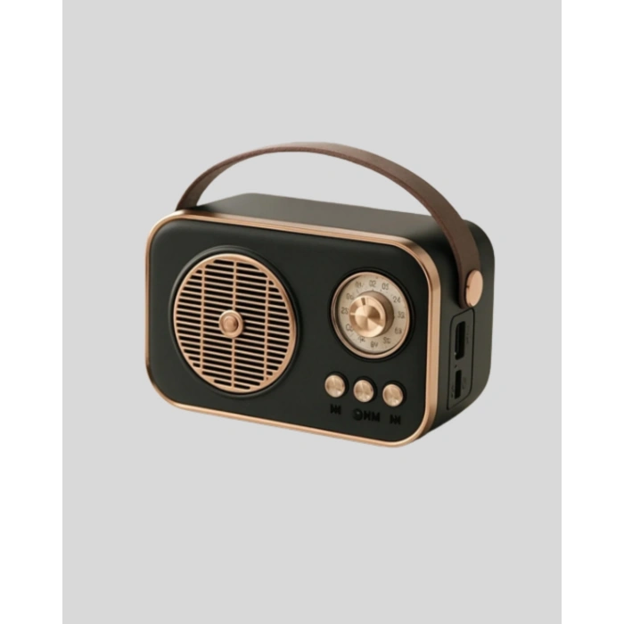 Retro Tarz Kablosuz Radyo – Bluetooth, Usb Ve Tf Kart Girişli