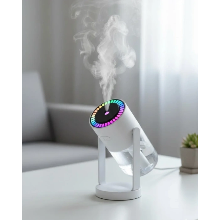 Rgb Işıklı Hava Nemlendirici Ultrasonik Teknoloji Ve Portatif Tasarım