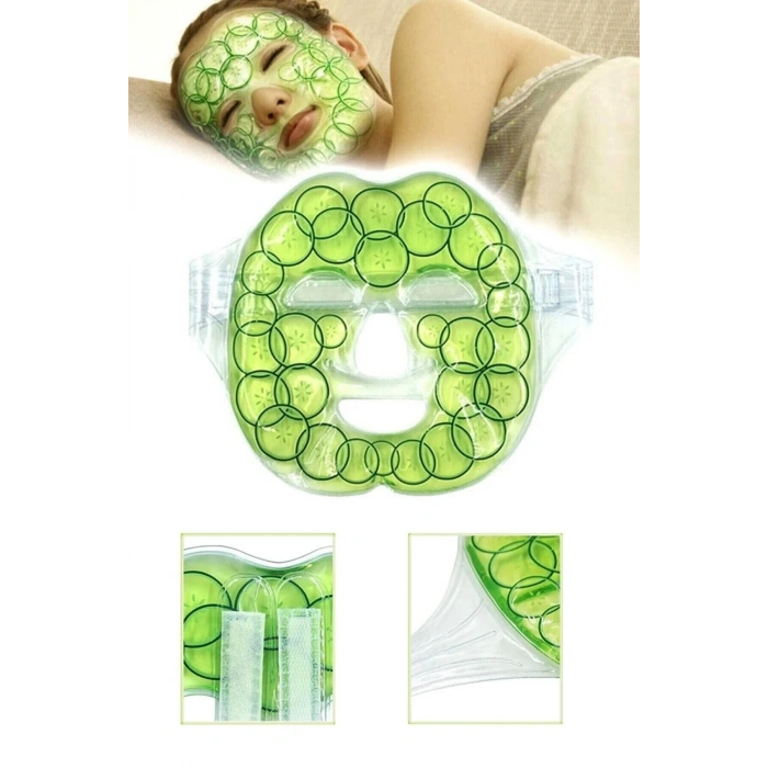 Salatalık Yüz Maske Jel Sıcak Soğuk Kullanım Rahatlatıcı