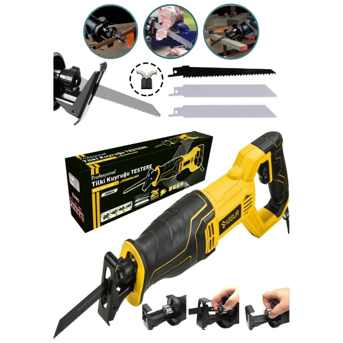 SARI TİLKİ KUYRUĞU ELEKTRİKLİ TESTERE 230V 0-2800 RPM ASR-624 (5263)
