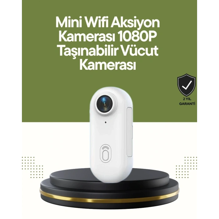 Şarj Edilebilir Uzun Ömürlü Mini Spor Kamera Full Hd