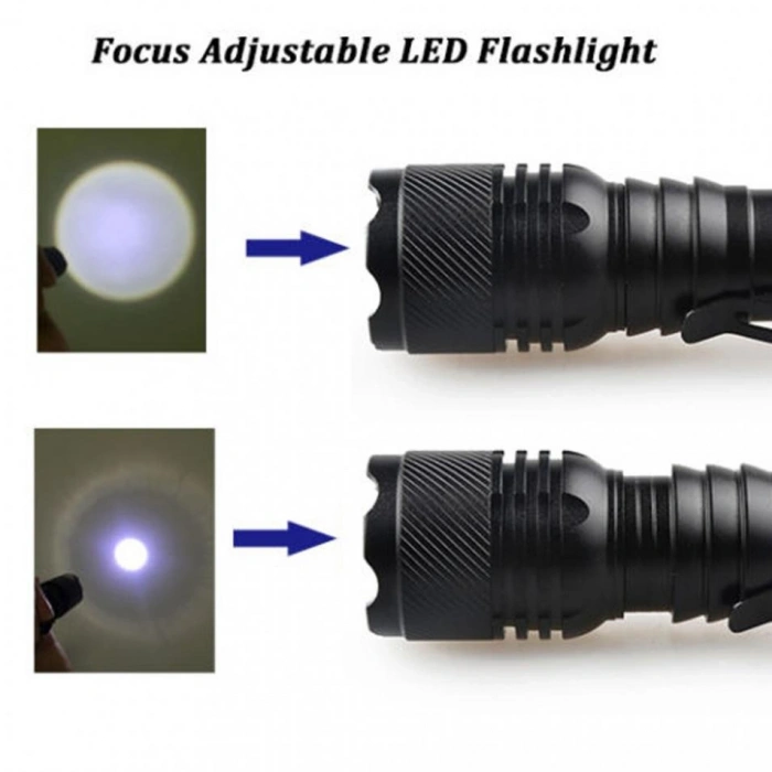 Şarjlı Mini Led El Feneri Cree Led 500 Lumens (5263)