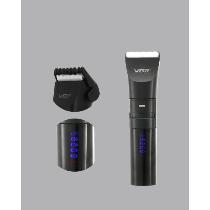 Şarjlı Saç Kesme Makinesi – 4 Taraklı, 2 Kademeli Güç Ayarı, Uzun Pil Ömrü