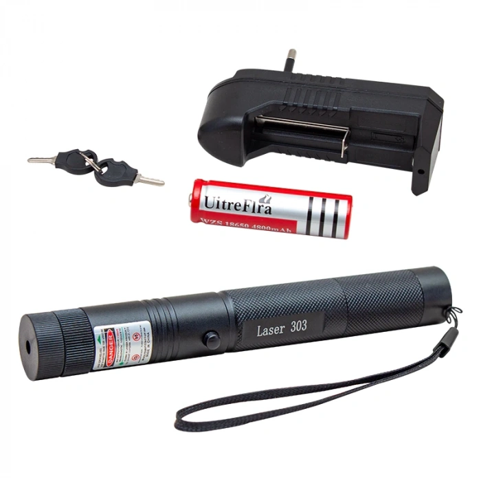 Şarjlı Yeşil Lazer Pointer 100 Mw (5263)