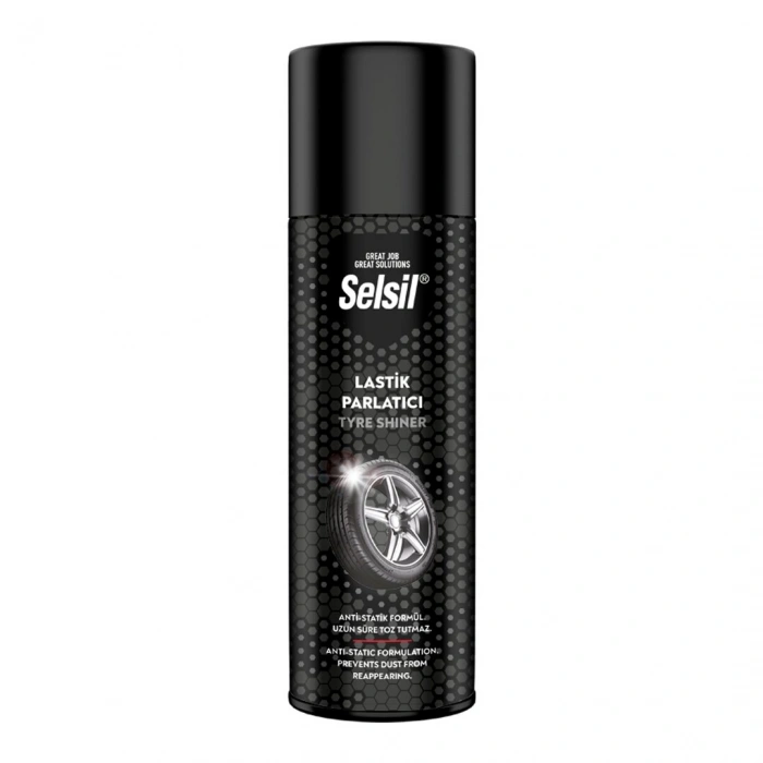 SELSİL OTO - ARAÇ LASTİK PARLATICI - TEMİZLEYİCİ SPREY 500ML (5263)