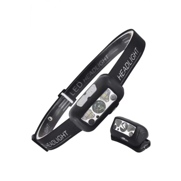 Sensörlü Şarjlı Type-c Şarj Işıklı Kafa Lambası Kamp Lambası