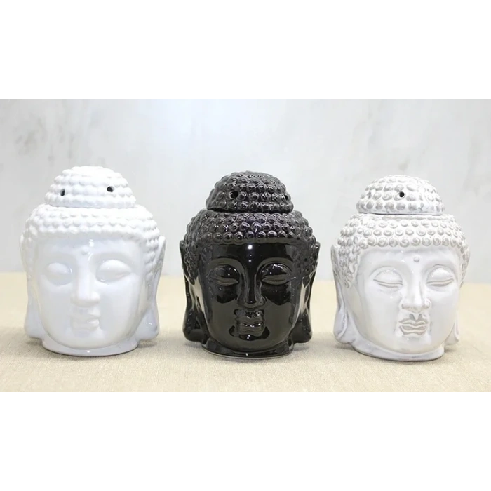 Seramik Buda Büstü Buhurdanlık Alk4447