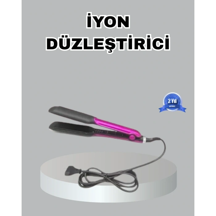 Seramik Plakalı Saç Düzleştirici – Plaka Kilitli Ve Elektriklenme Önleyici