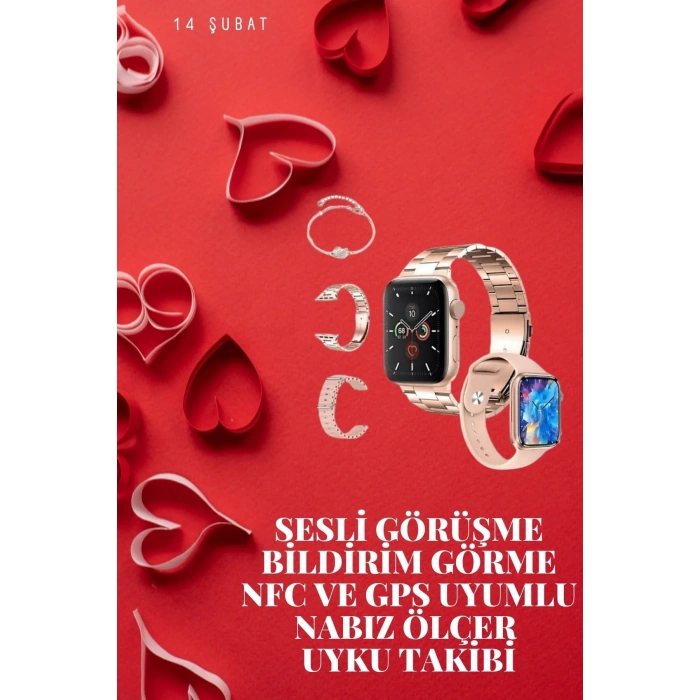 Sevgiliye Özel Yeni Nesil Akıllı Saat Çiftlere Özel Kampanya Çift Saatleri