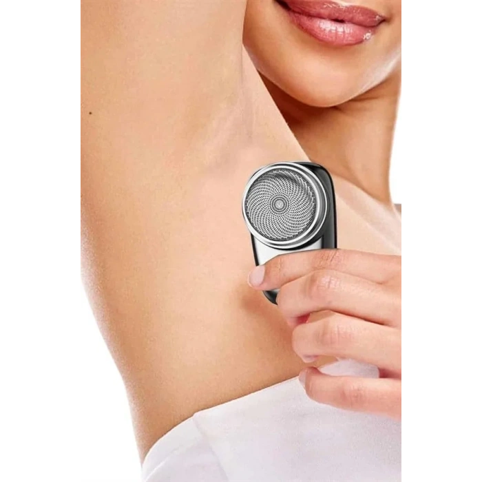 Seyahat Tipi Tıraş Makinesi Taşınabilir Kablosuz Mini Paslanmaz Çelik
