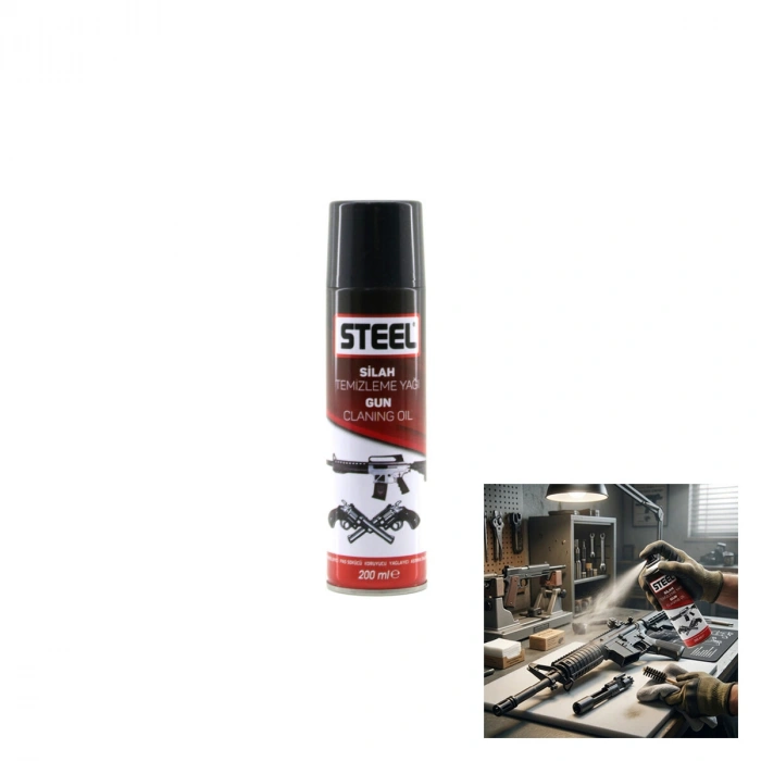 SİLAH TEMİZLEME YAĞI - SPREY 200ML (5263)