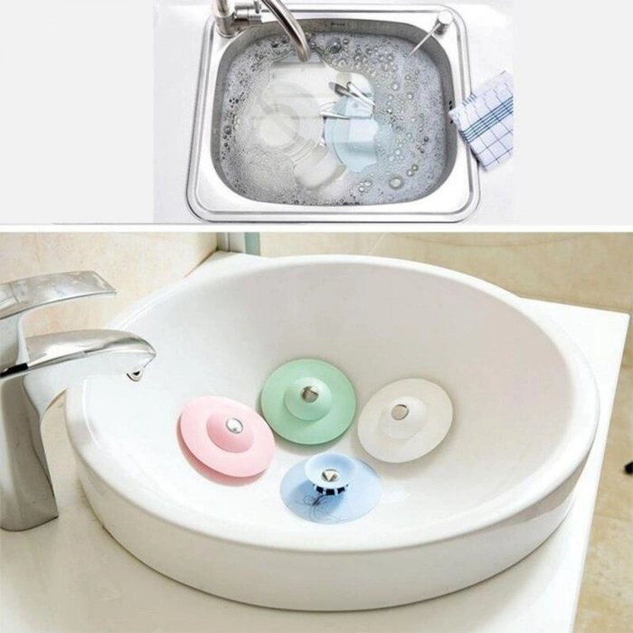 Silikon Malzeme Banyo Mutfak Gider Evye Lavabo İçine Çöp Tıpası Kaydırmaz Süzgeç Çeşitleri Modelleri (5263)
