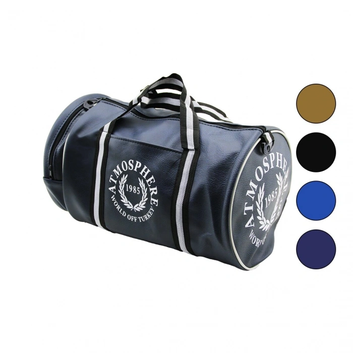 SİLİNDİR ÇANTA TEK FERMUARLI  TEK YAN CEPLİ  ÇAP: 26CM - UZUNLUK: 47CM (5263)
