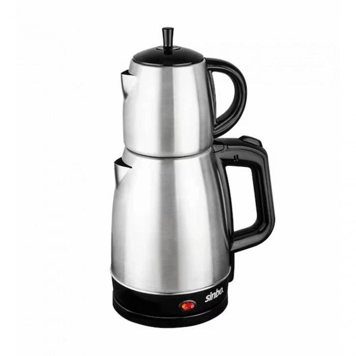 SİNBO STM-5831 ELEKTRİKLİ ÇELİK ÇAY MAKİNESİ ÇAYCI 1.7LT + 0.7LT ÇAY SÜZGEÇLİ (5263)