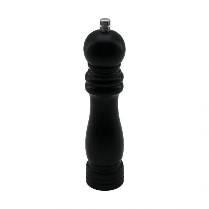 SİYAH AHŞAP  BÜYÜK= ÇAP: 4.5CM - UZUNLUK: 19.5CM TUZ - BAHARAT ÖĞÜTÜCÜ (5263)