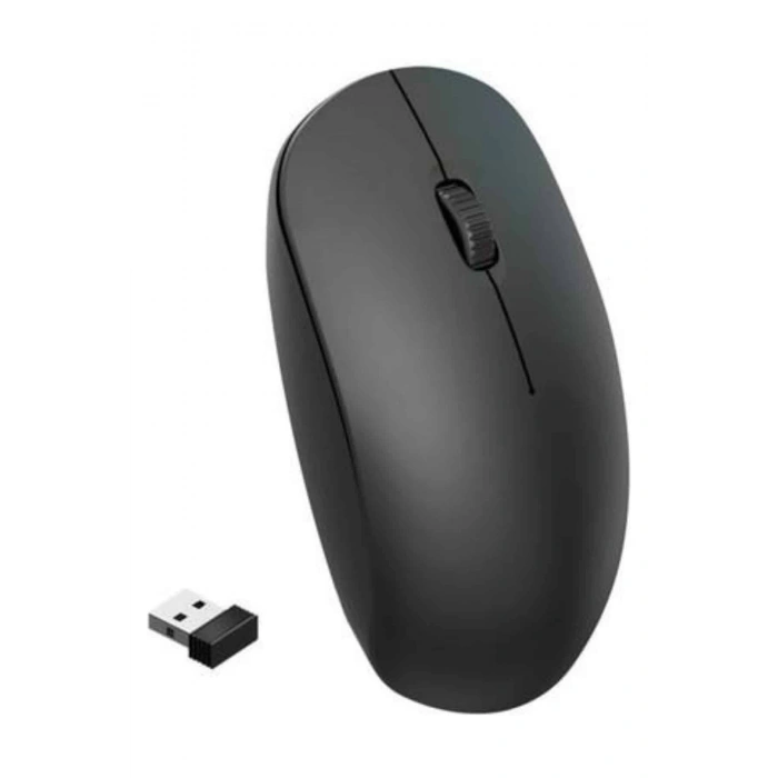 Siyah Kablosuz Mouse Wireless Mouse Minimal Tasarım