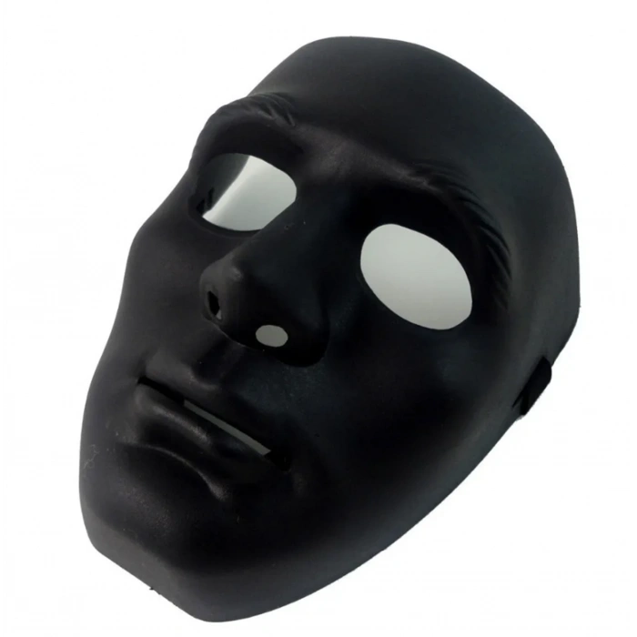 Siyah Renk Hip Hop Anonim Jabbawockeez Dans Maskesi 18x19 cm (5263)