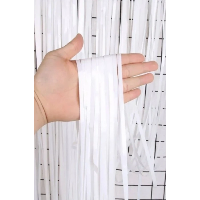Soft Beyaz Renk Duvar ve Kapı Perdesi 90x200 cm (5263)