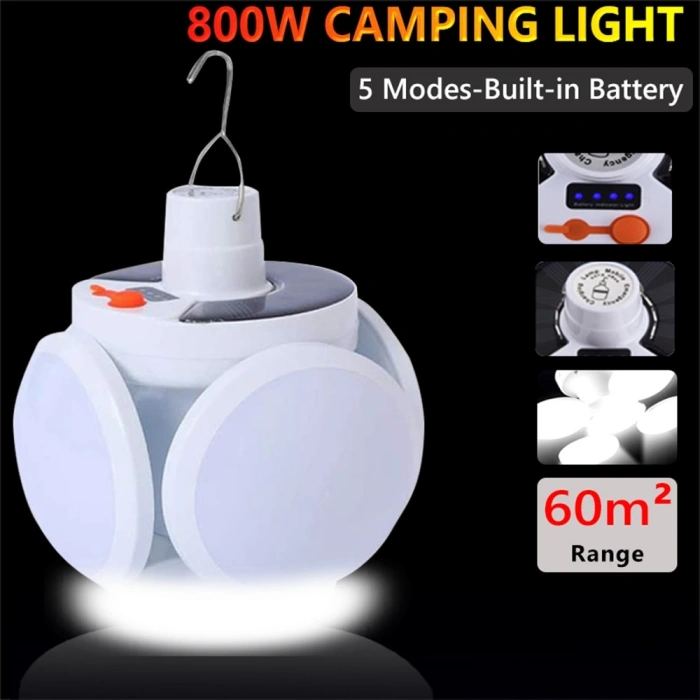 Solar 5 Kanatlı Kamp Lambası (5263)
