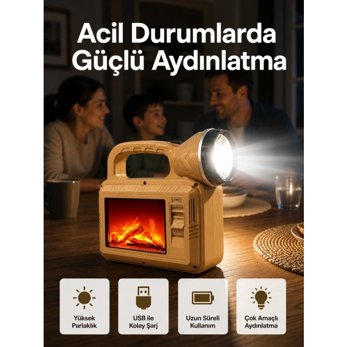 Solar Alev Lambası – Kamp, Bahçe Ve Dış Mekan İçin