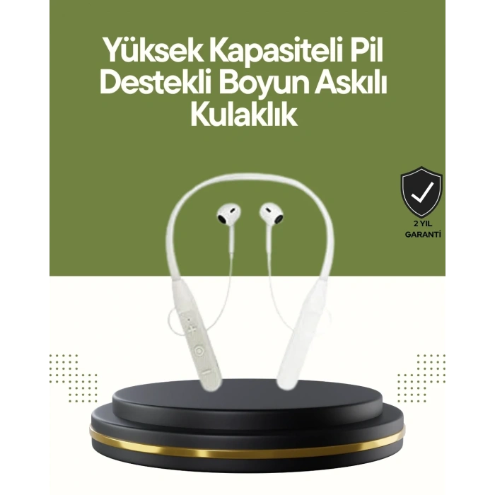Spor Ve Günlük Kullanım İçin 100 Saatlik Kablosuz Kulaklık