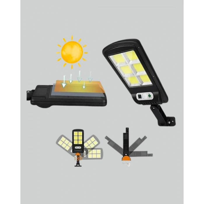 Stl616 Sensörlü Solar Sokak Lambası