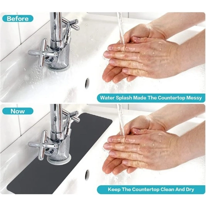 Su Emici Sihirli Lavabo Kenar Matı 38x13cm (5263)