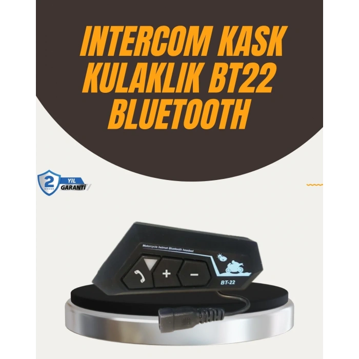 Su Geçirmez Bt22 Bluetooth Kask Kulaklığı Gps Ve Müzik Uyumlu