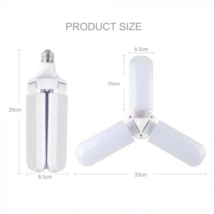 Sunlife Beyaz Işık 3 Pervaneli 45 Watt Tasarruflu (5263)