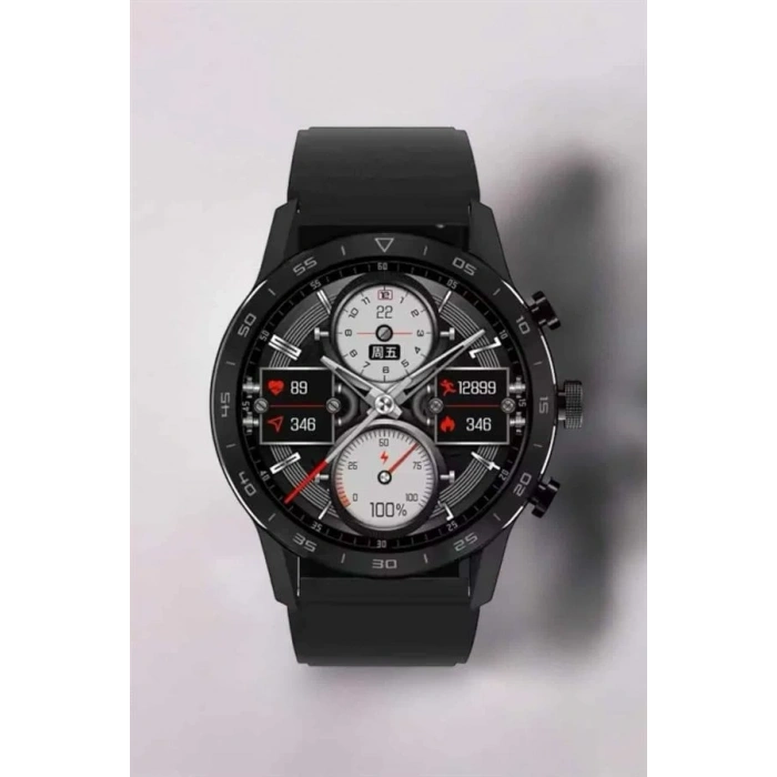 Suya Dayanıklı Dokunmatik Akıllı Saat Bluetooth 5.0, Sesli Asistan Ve Sağlık Takibi