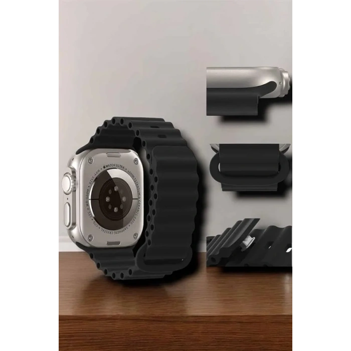 Suya Ve Toza Dayanıklı 45 Mm Akıllı Saat Bildirim Ve Cevapsız Çağrı Görüntüleme