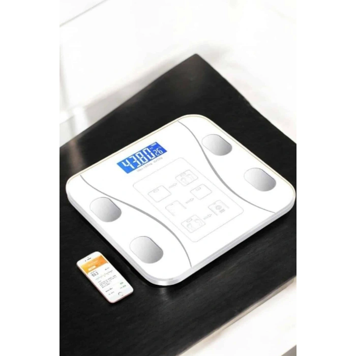 Tartı Baskül Dijital Elektronik Tartı Vücut Analiz Wifi Akıllı Yağ Ölçer