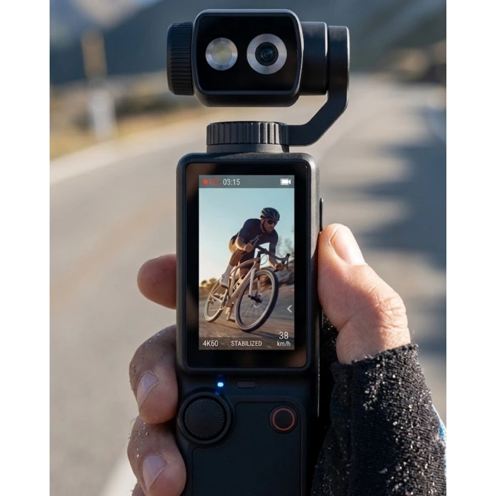 Taşınabilir 4k Vlog Kamera 2.0 Ips Ekran Ayarlanabilir Lens Ve Stabil Çekim Özellikli