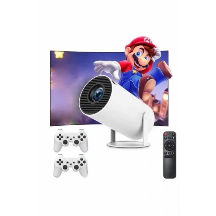 Taşınabilir Android Projeksiyon Ayaklı Çift Kollu 4k Çözünürlüklü Sinema Projeksiyonu