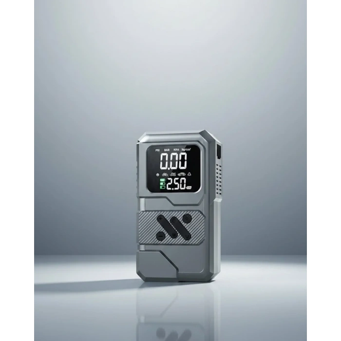 Taşınabilir Araç Akü Takviye Ve Hava Kompresörü Powerbank Özellikli