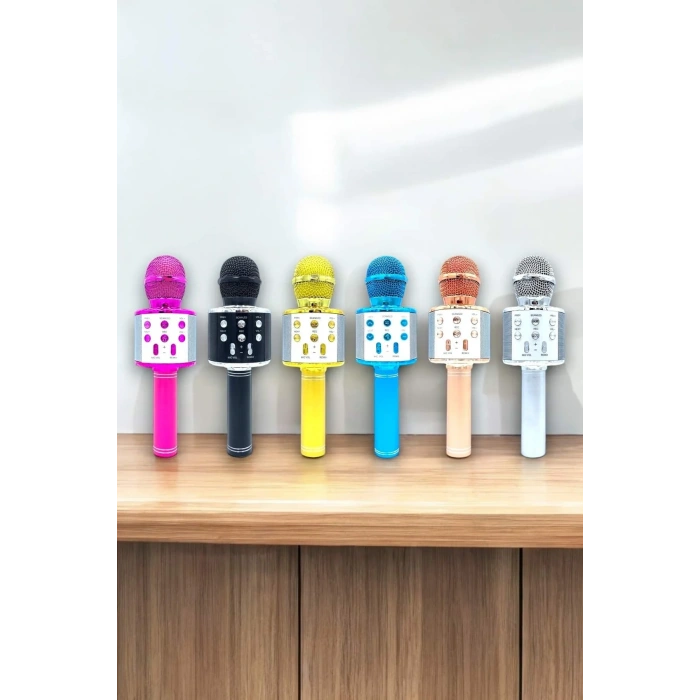 Taşınabilir Bluetooth Karaoke Mikrofon: Hafıza Kart Girişli, Etkileyici Performans