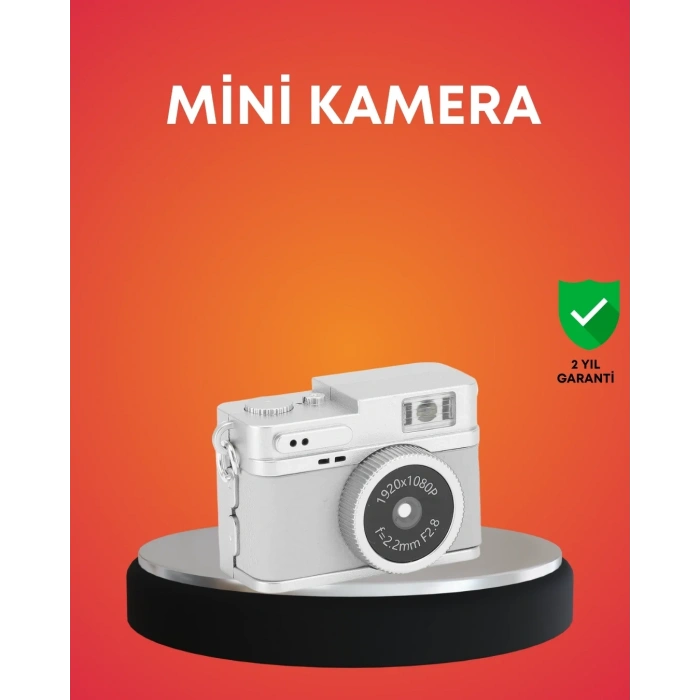 Taşınabilir Cep Boy Dijital Kamera Led Işıklı 1080p Video Çekim