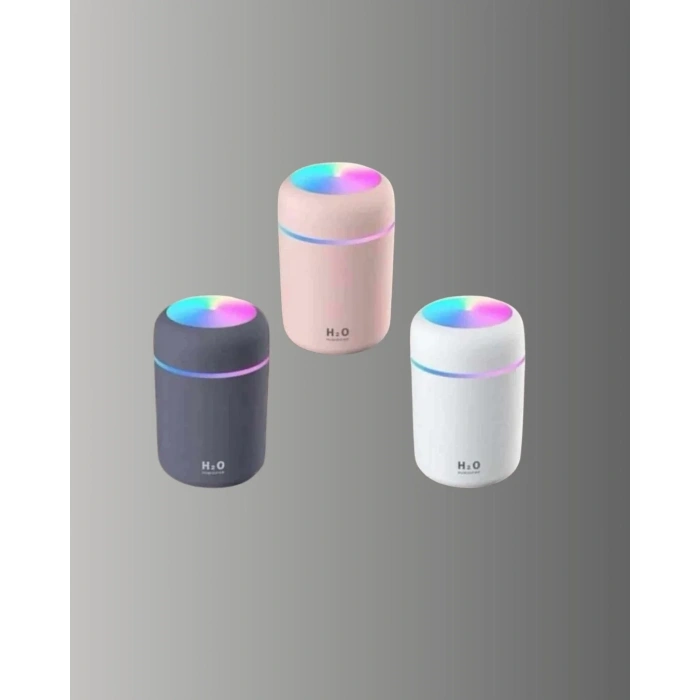 Taşınabilir Hava Nemlendirici – Renkli Işık Ve Usb Bağlantı
